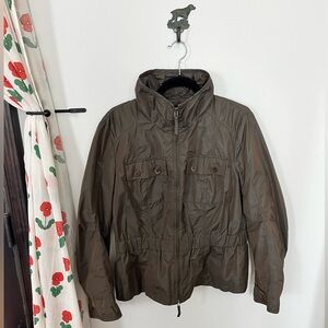 Luisa Cerano Jacket - SIZE 14/ Brown / zip up